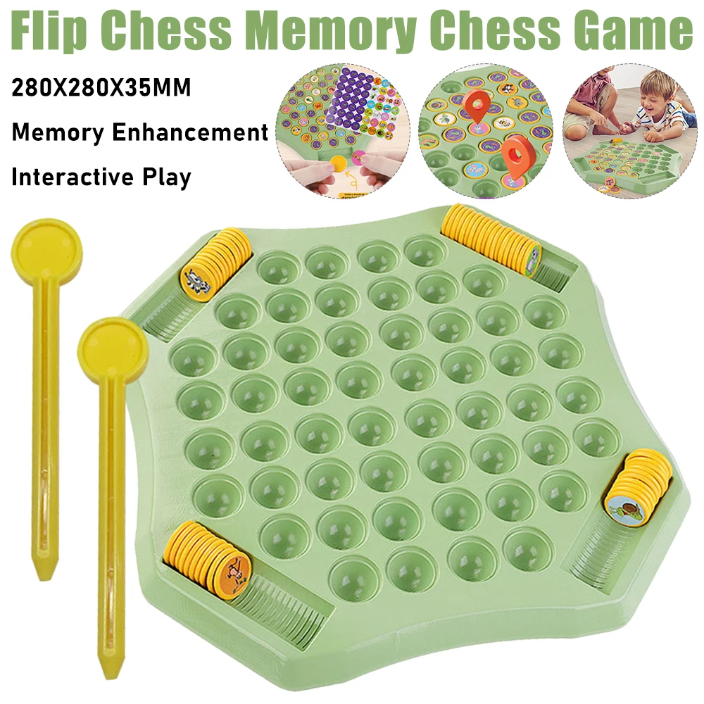 Board Game Oath - Flip Chess Memory Board Game Kids