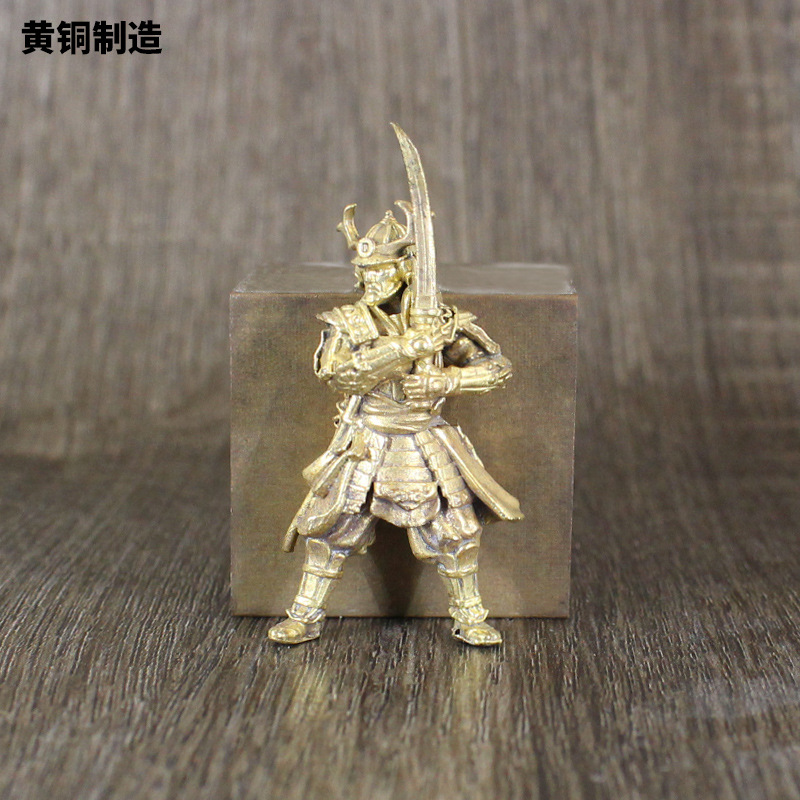 Board Game Zombie - Solid Brass Cyborg Zombie Warrior Action