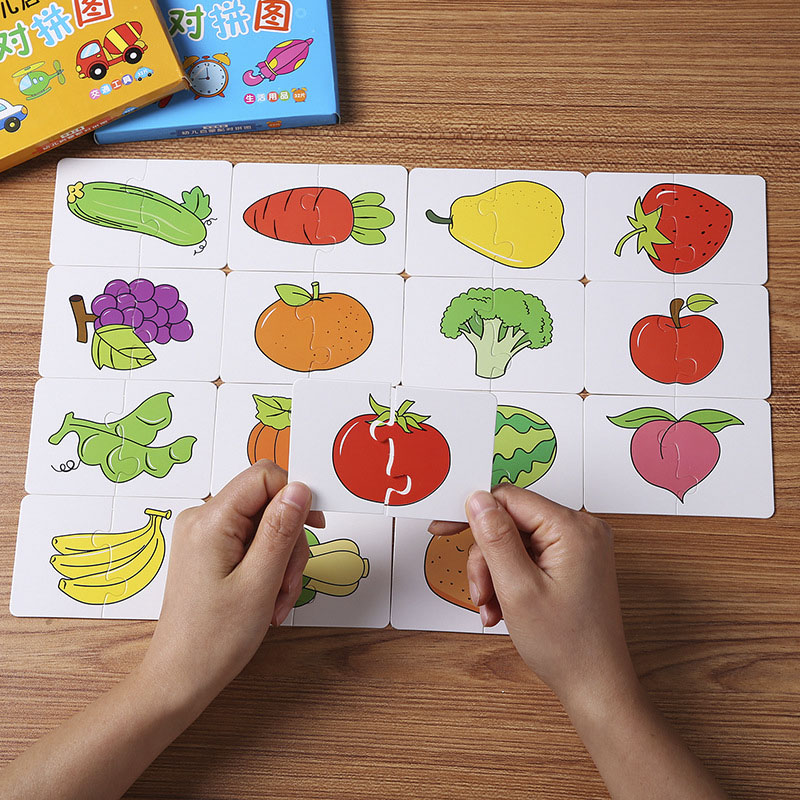 Board Game Life - 32PCS Toddler Card Match Game Cognitive
