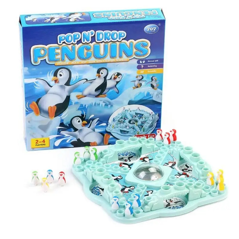 Board Game Dnd - Multiplayer Penguin Flying Chess Party Board