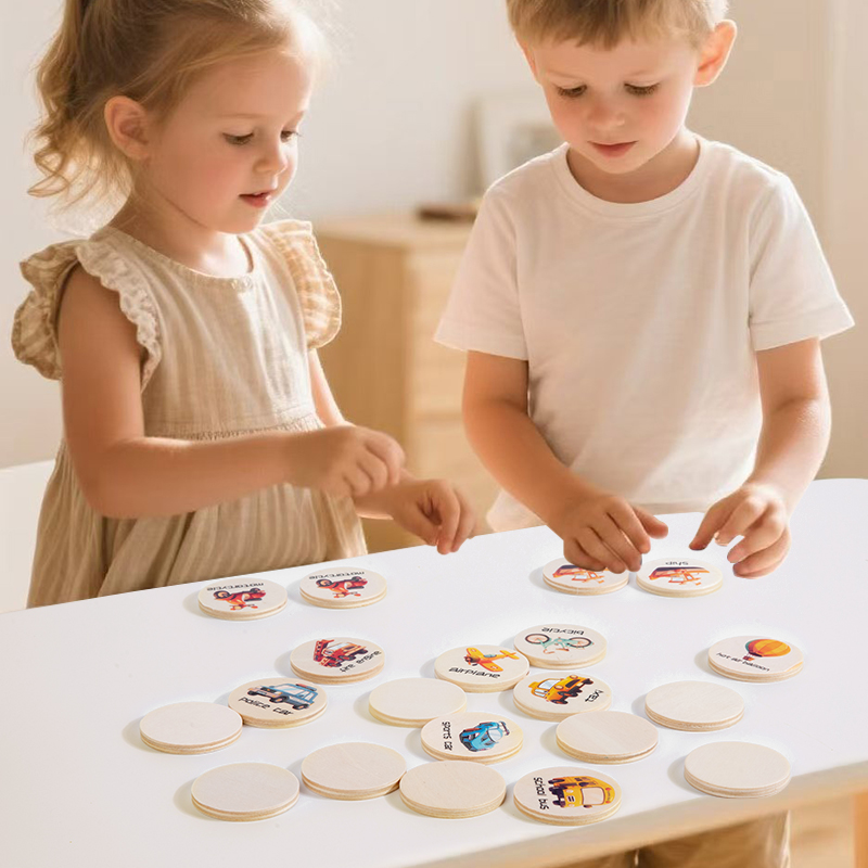 Wooden Memory Match Stick Ches - Board Game Oath ulasan dan harga