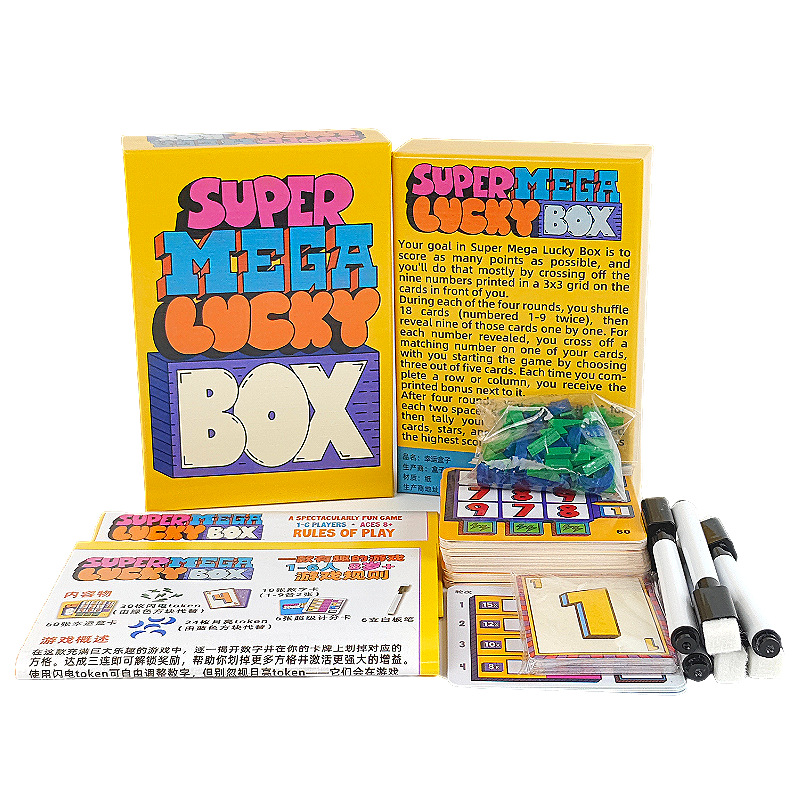 Super Mega Lucky Box Board Gam - Board Game Strategi ulasan dan harga