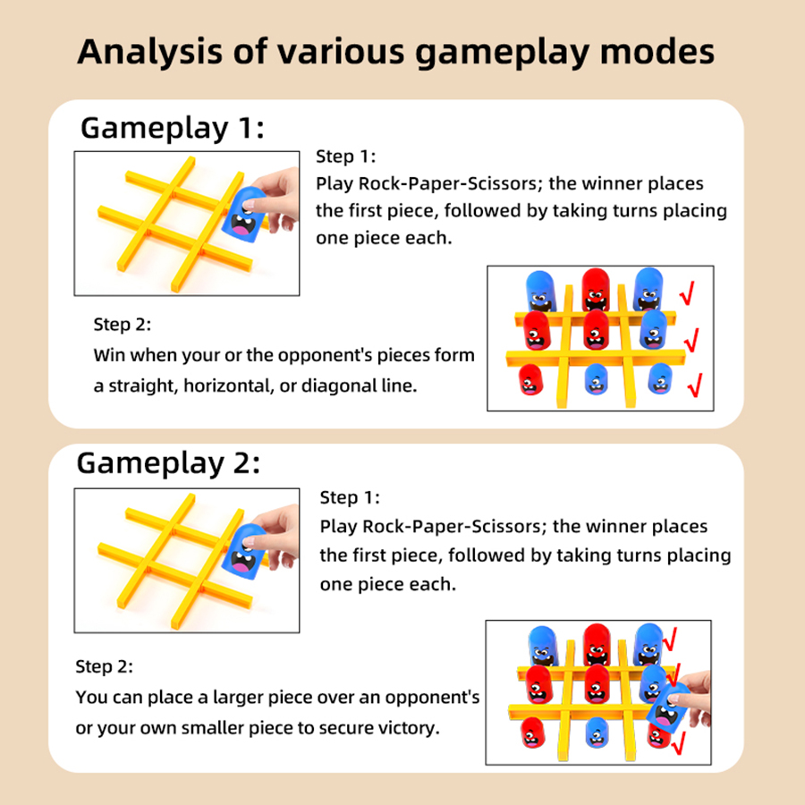 KNYYSECQ Tic Tac Toe Game Crea - Board Game Strategi ulasan dan harga
