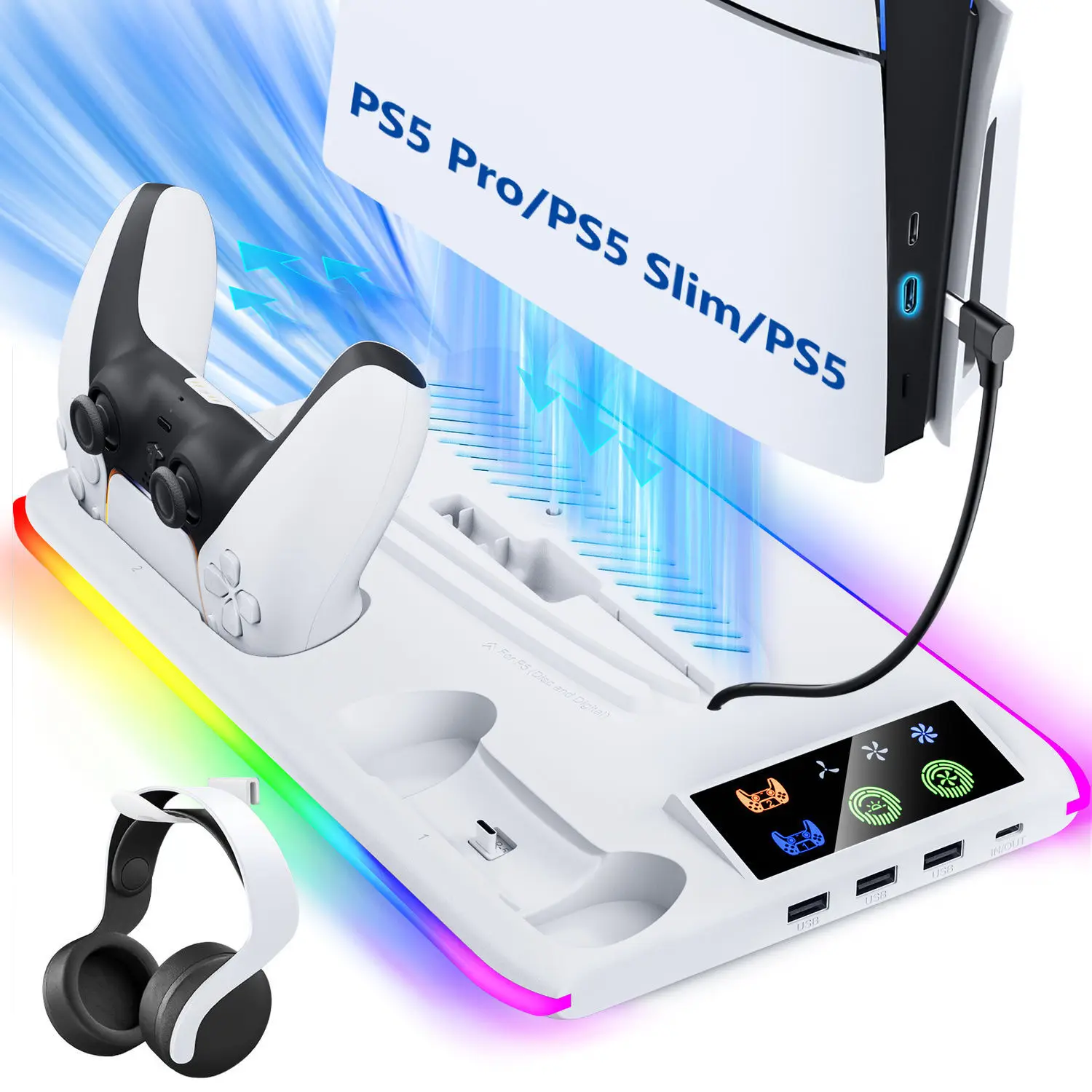 Cooler Fan For Sony PS5 Consol - Board Game For 5 Players ulasan dan harga