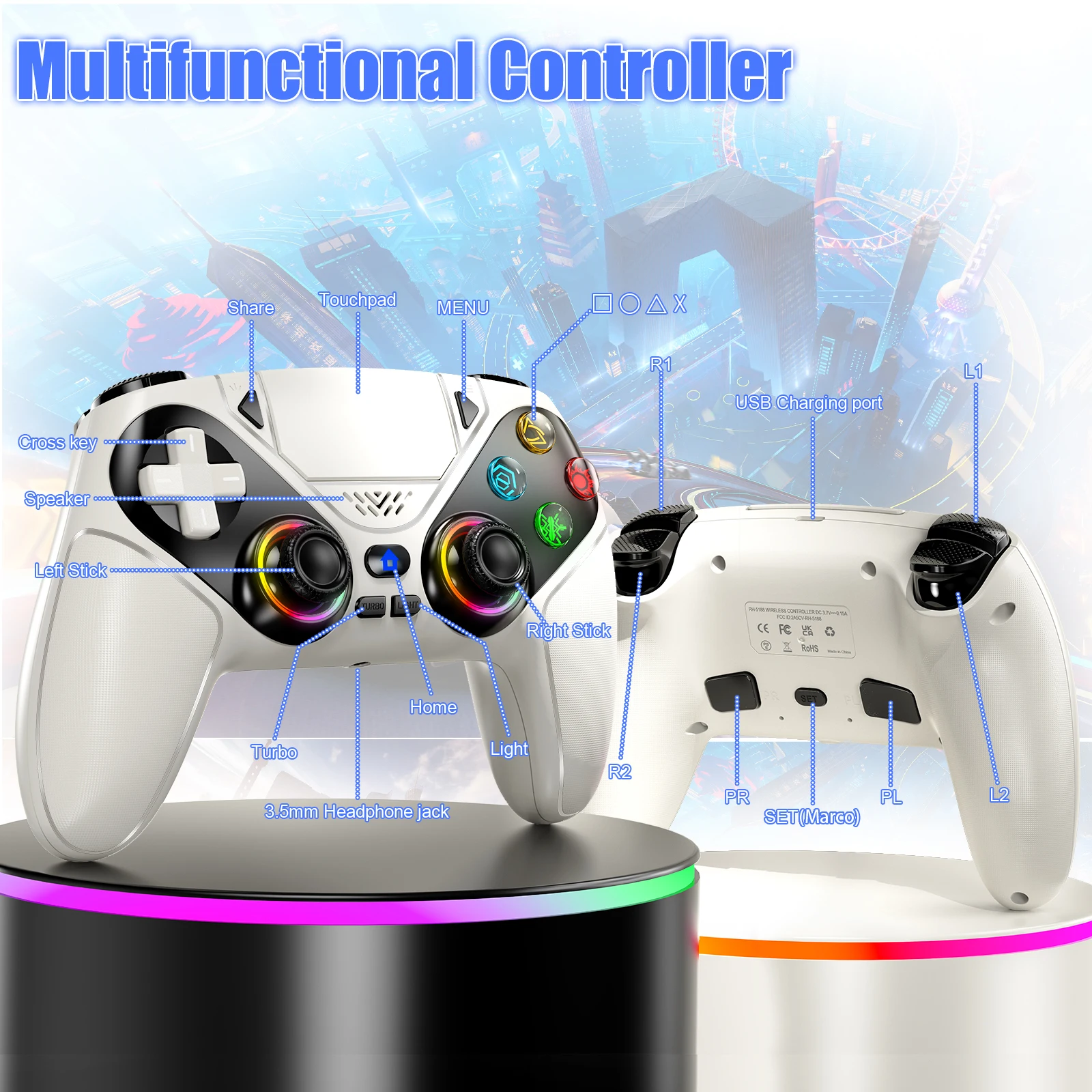 Wireless Controller Gamepad Fo - Board Game Pc ulasan dan harga