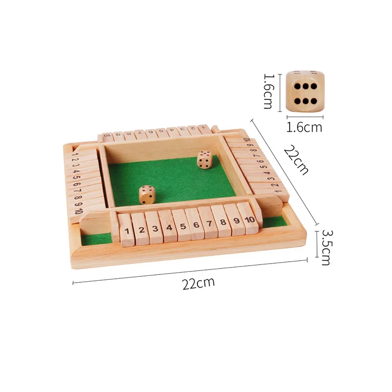 2-4 Player Wooden Math Flaps & - Board Game Review ulasan dan harga