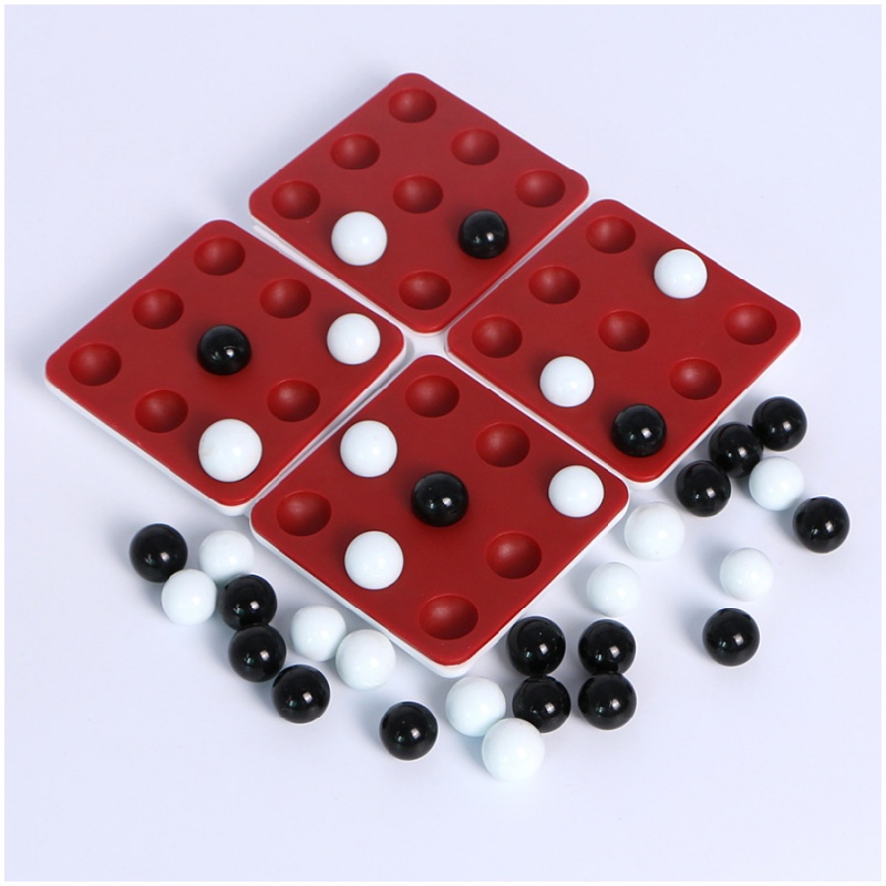 Black & White Rotating Gomoku  - Board Game For 5 Players ulasan dan harga