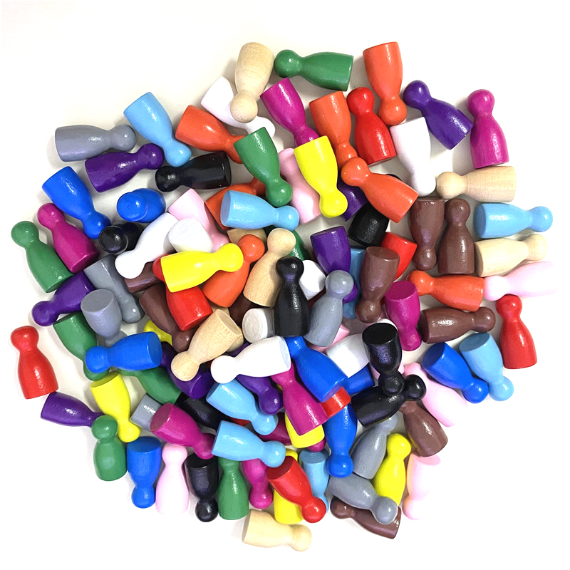 100 Pcs/Set 24*12mm Chess Piec - Board Game Sequence ulasan dan harga
