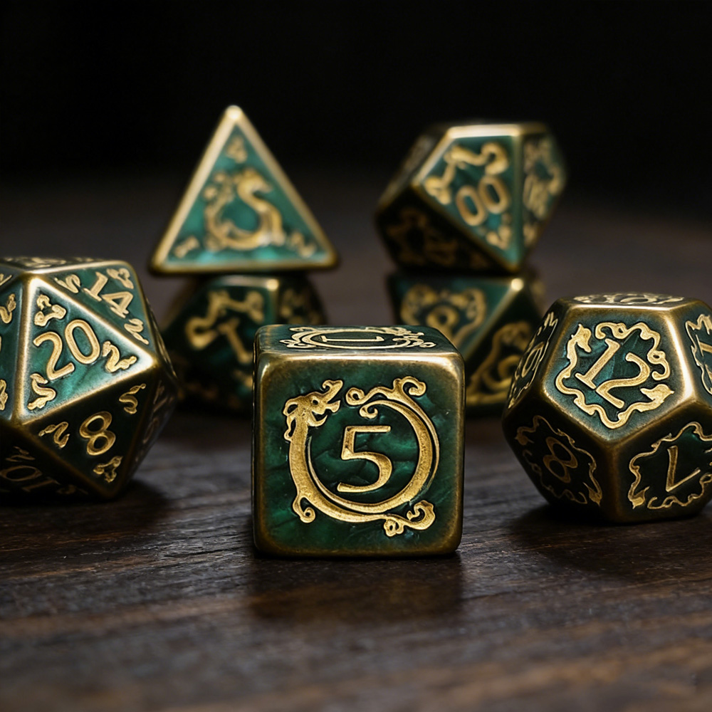 DND Dice 7Pcs/set Dragon Patte - Board Game Dnd ulasan dan harga