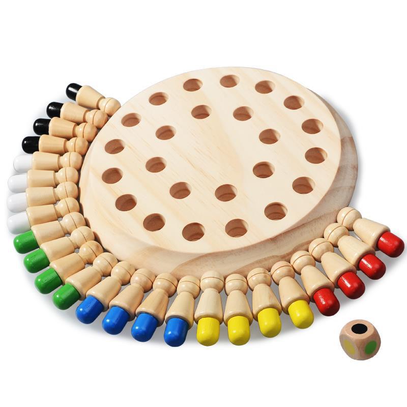 Wooden Memory Match Stick Ches - Board Game Oath ulasan dan harga