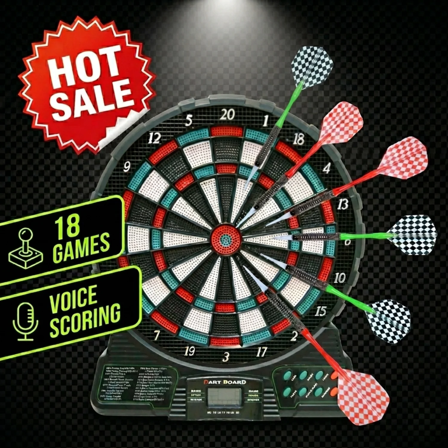 DartVibe Electronic Dart Board - Board Game Ranking ulasan dan harga