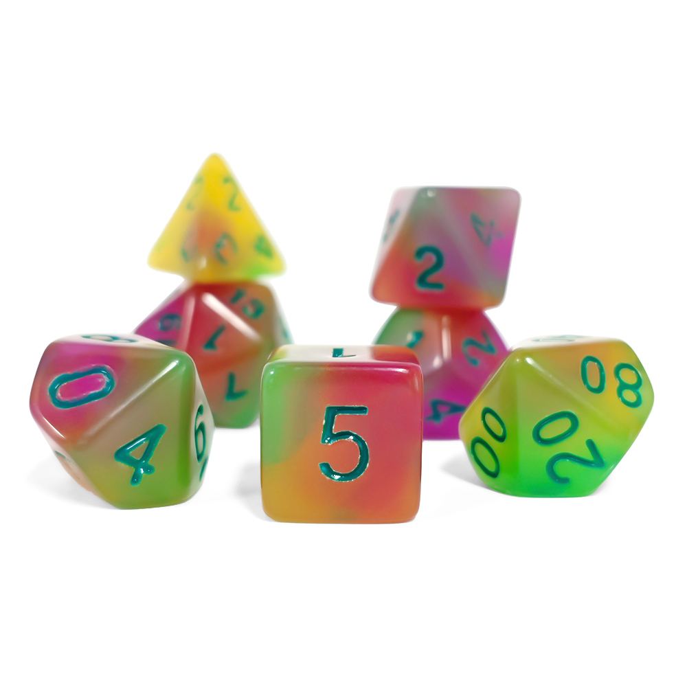 7 Pcs /Set of Glow-in-the Dark - Board Game Dnd ulasan dan harga