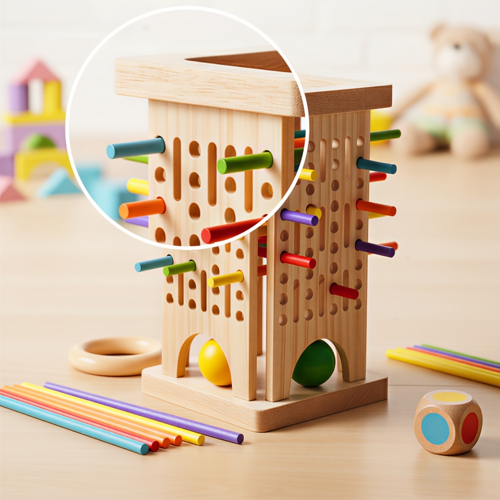 Montessori Wooden Board Game C - Board Game Dnd ulasan dan harga