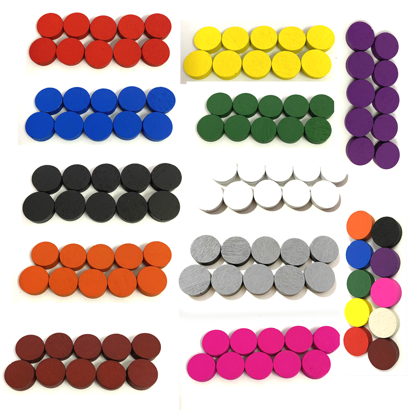 100pieces Diameter 15*5MM Wood - Board Game Sequence ulasan dan harga