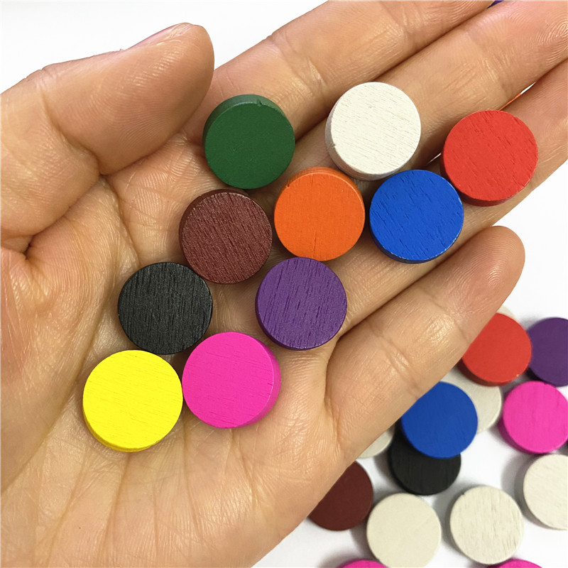 100pieces Diameter 15*5MM Wood - Board Game Sequence ulasan dan harga