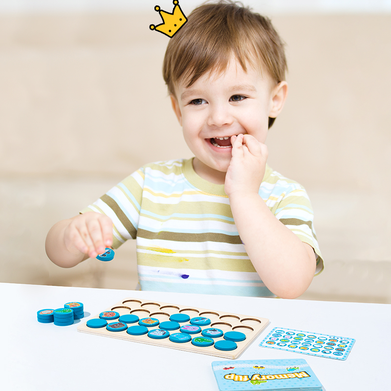 Wooden Memory Chess for Childr - Board Game Oath ulasan dan harga