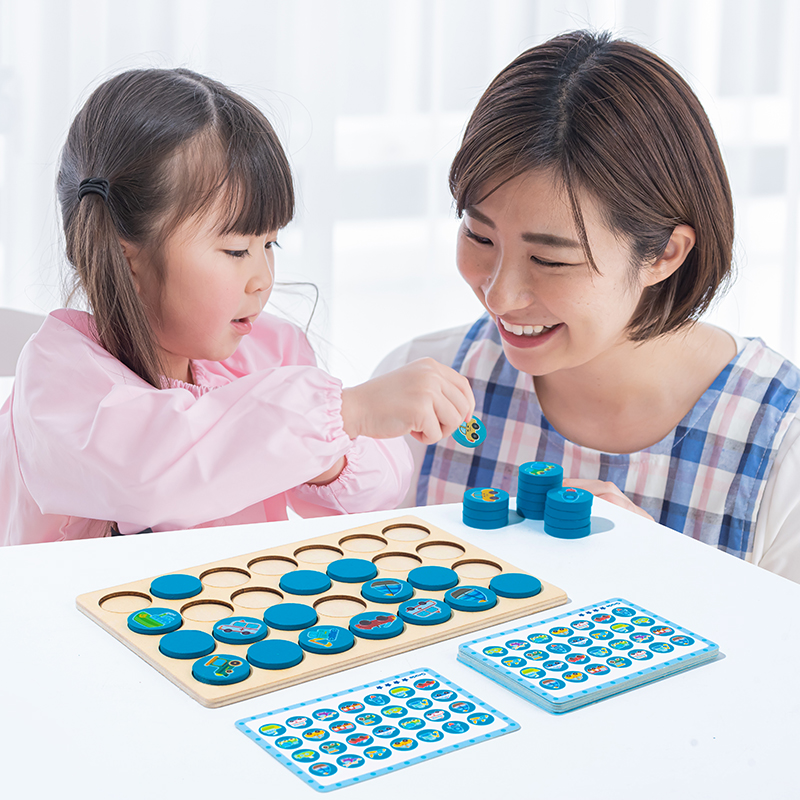Wooden Memory Chess for Childr - Board Game Oath ulasan dan harga
