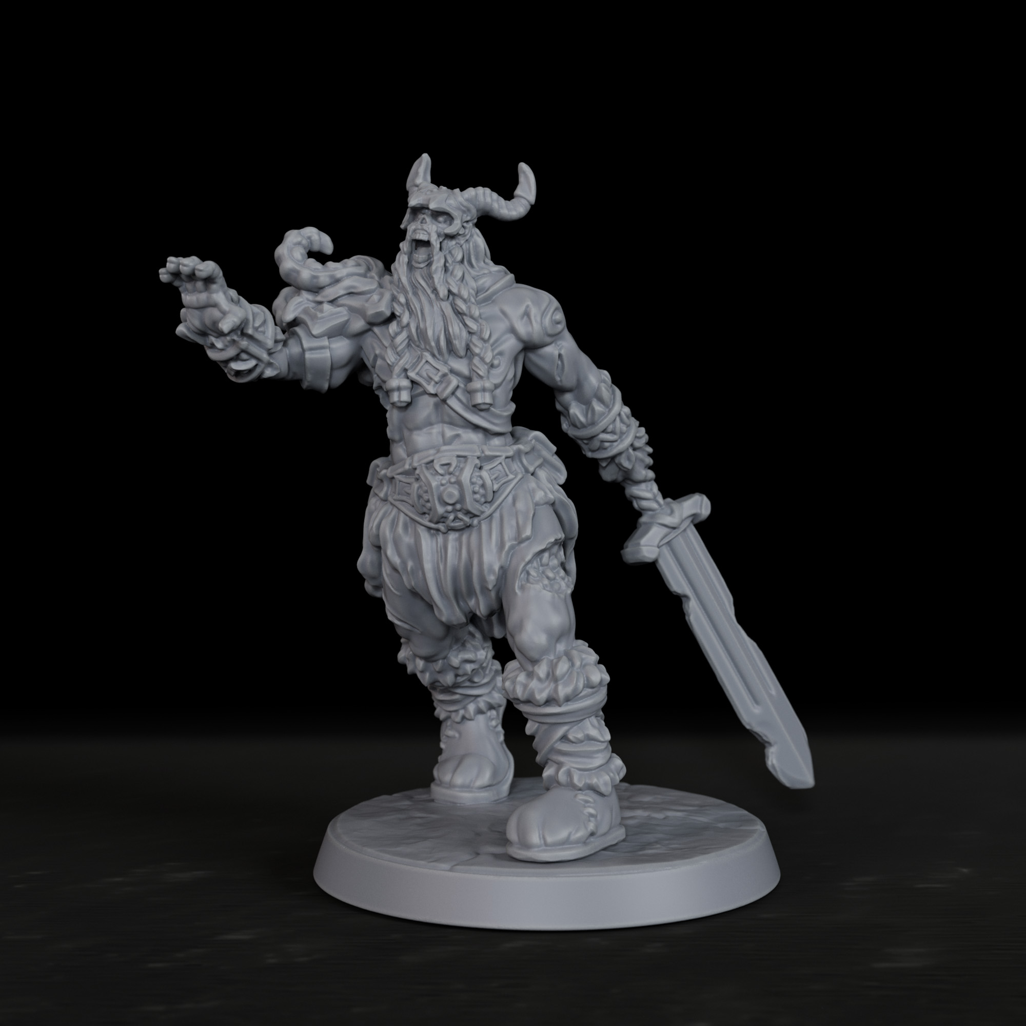 RPG Zombie Frost Giant Miniatu - Board Game Zombie ulasan dan harga