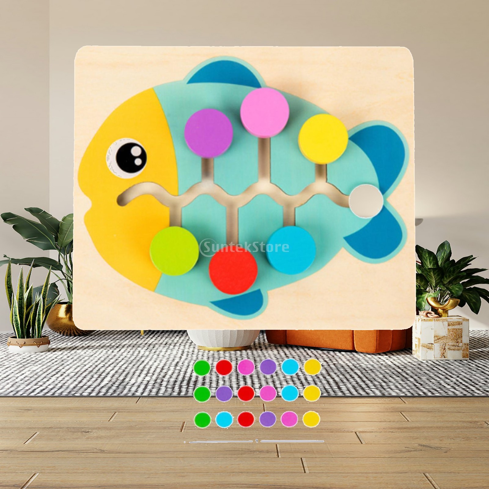 Wood Color Matching Slide Puzz - Board Game Strategi ulasan dan harga