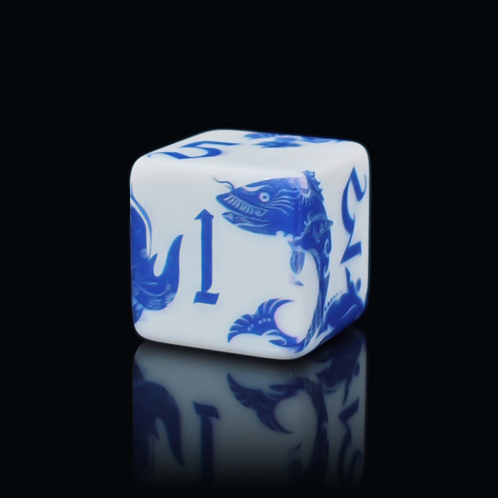 12Pcs Blue And White Porcelain - Board Game Dnd ulasan dan harga