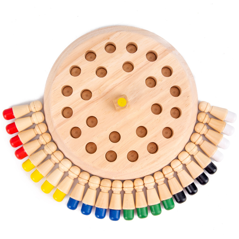 Wooden Memory Match Stick Ches - Board Game Oath ulasan dan harga