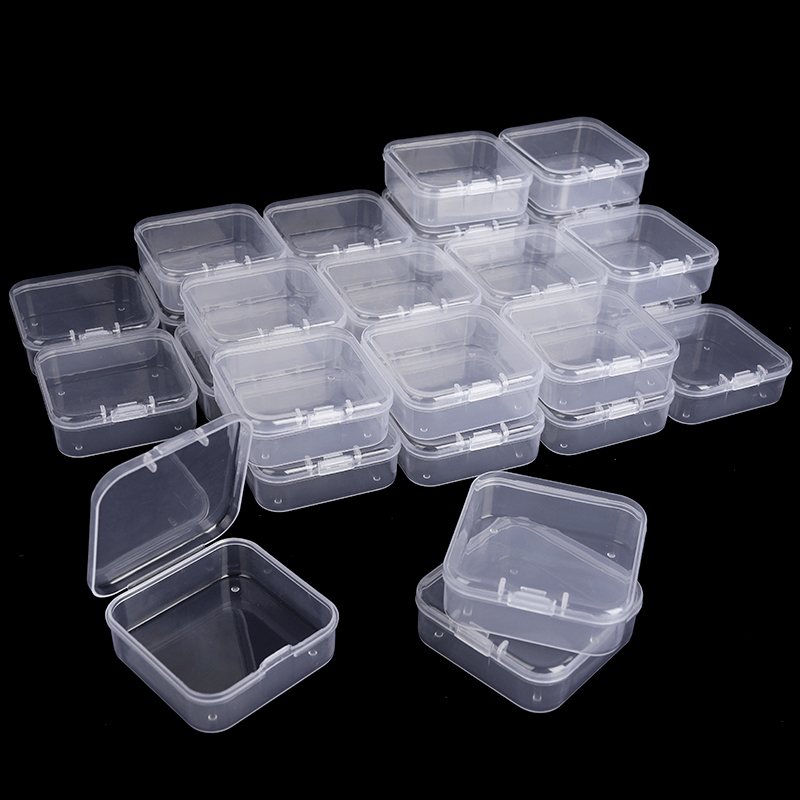 2 Sizes Clear Small Containers - Board Game Review ulasan dan harga