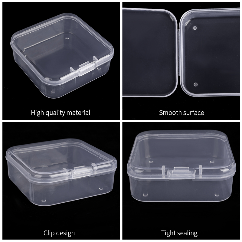 2 Sizes Clear Small Containers - Board Game Review ulasan dan harga