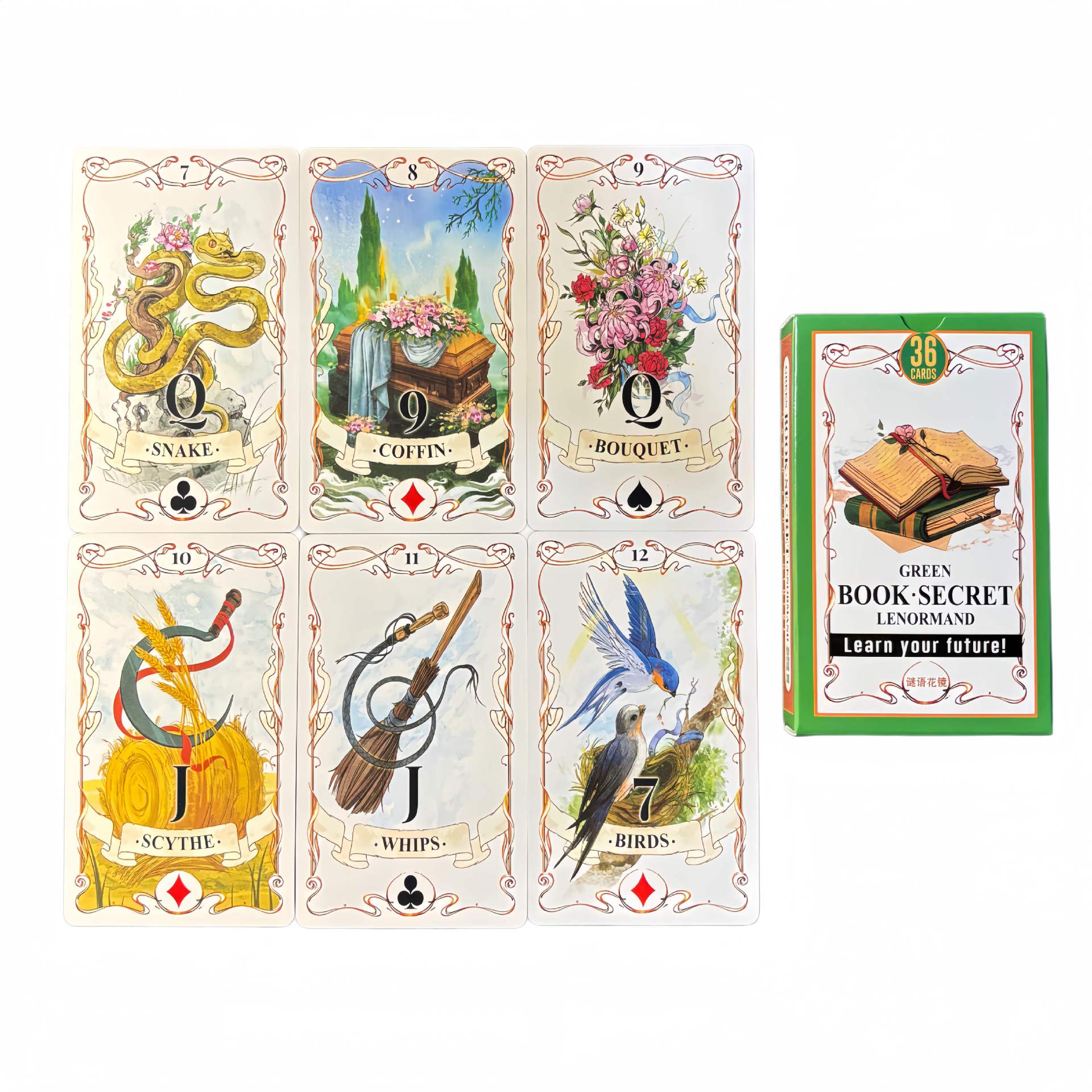 Green Book Secret Lenormand Or - Board Game Life ulasan dan harga