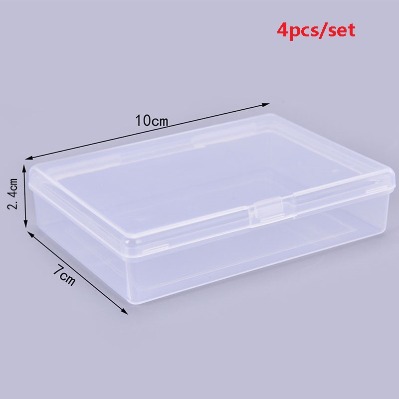 4PCS 10*7*2.4cm Transparent pl - Board Game Review ulasan dan harga