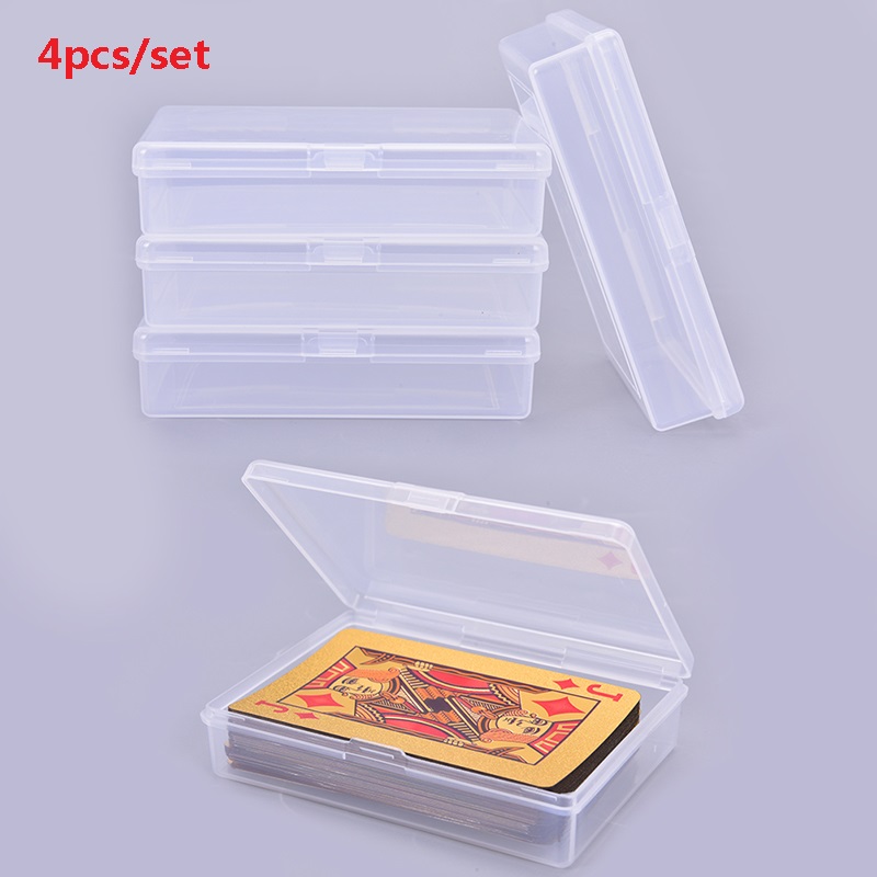 4PCS 10*7*2.4cm Transparent pl - Board Game Review ulasan dan harga