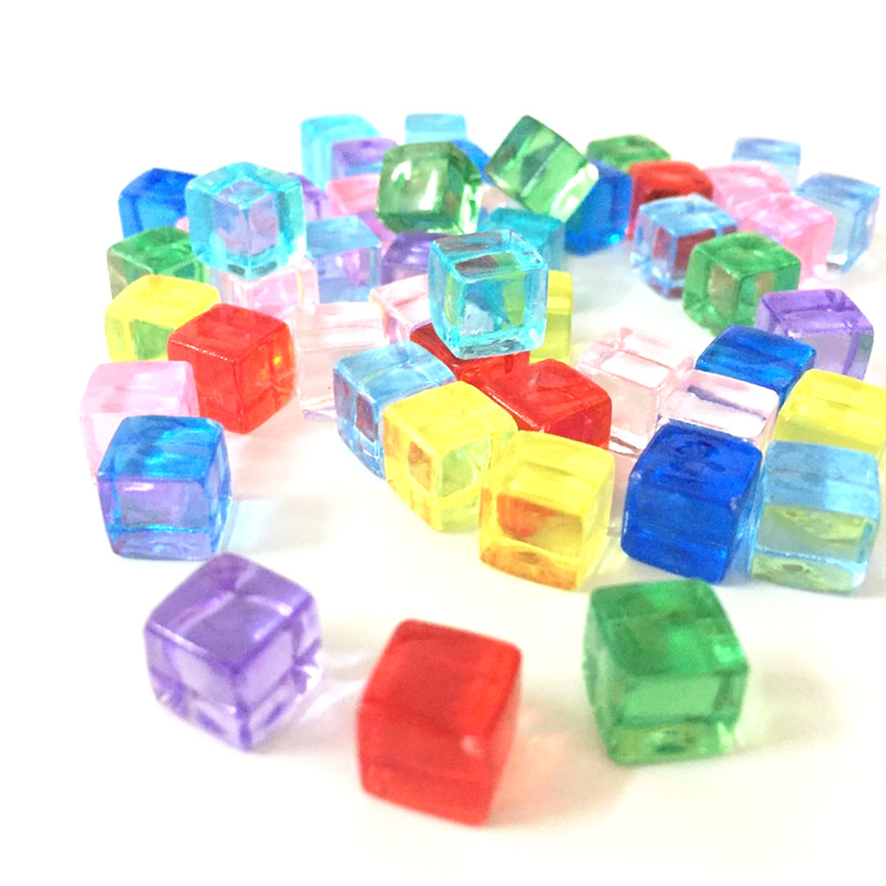 50Pcs/Set 25colors 8mm cube Cl - Board Game Sequence ulasan dan harga