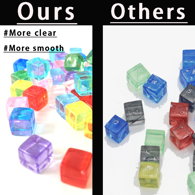 50Pcs/Set 25colors 8mm cube Cl - Board Game Sequence ulasan dan harga
