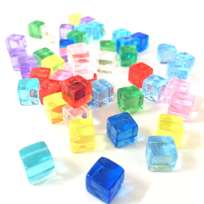50Pcs/Set 25colors 8mm cube Cl - Board Game Sequence ulasan dan harga