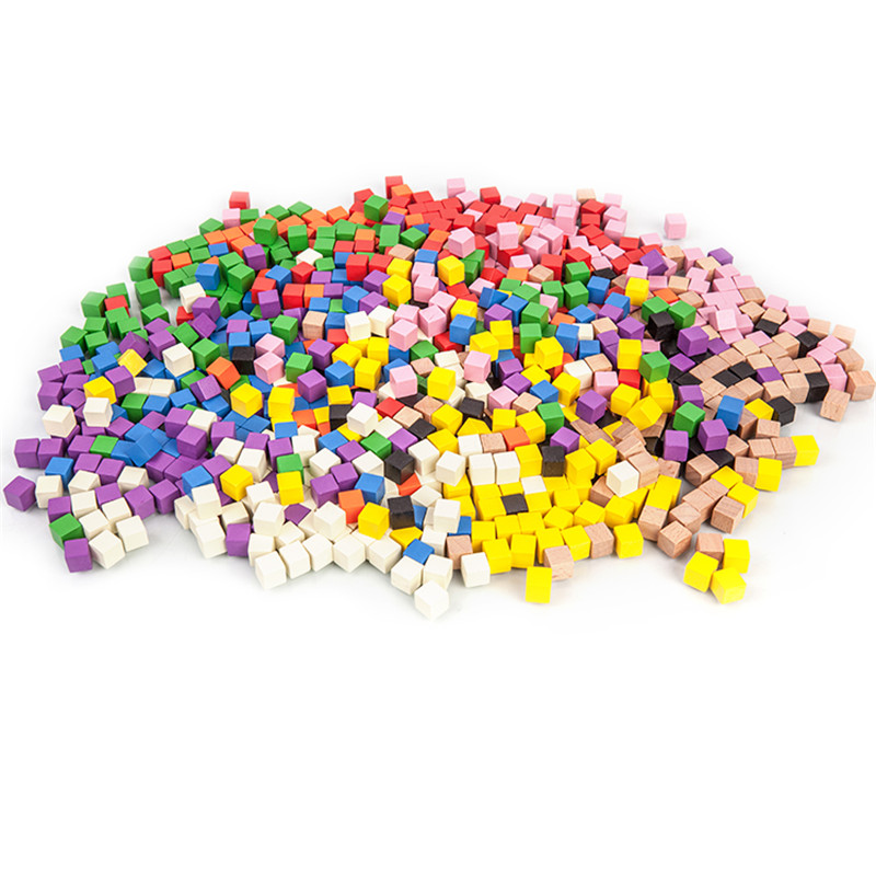100Pcs/lots 14colors 10mm Cube - Board Game Sequence ulasan dan harga