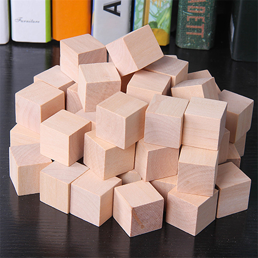 30Pcs/lot 2X2CM Wooden Colorfu - Board Game Dnd ulasan dan harga