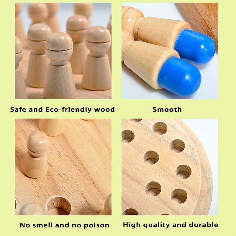 Wooden Puzzle Toys  Montessori - Board Game Oath ulasan dan harga