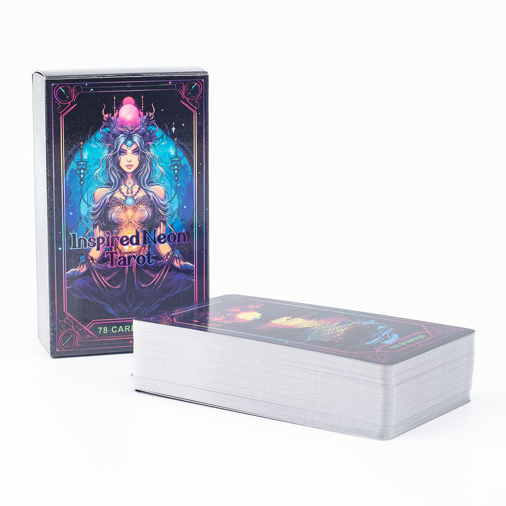Inspired Neon Tarot Deck 78 Ca - Board Game Life ulasan dan harga