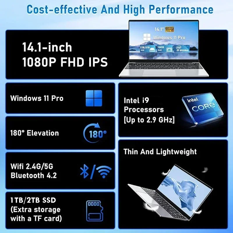 2026 New 14.1-inch Office lapt - Board Game Pc ulasan dan harga