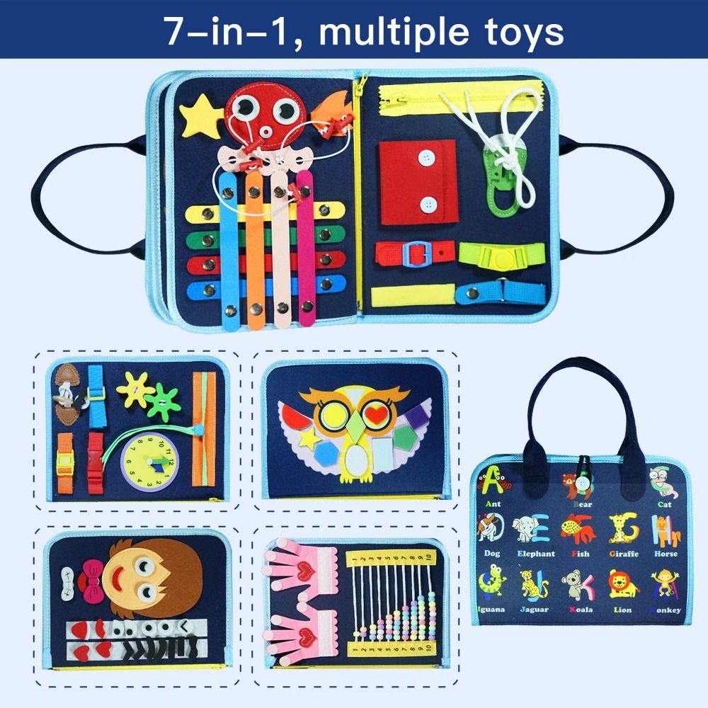 Creative Cute Felt Busy Board  - Board Game Life ulasan dan harga