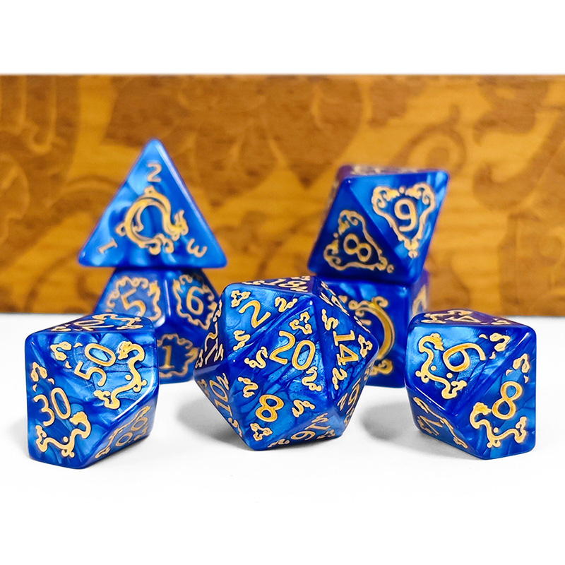 7pcs DND Dice 7Pcs/set Dragon  - Board Game Dnd ulasan dan harga