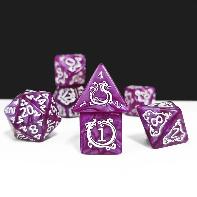 7pcs DND Dice 7Pcs/set Dragon  - Board Game Dnd ulasan dan harga