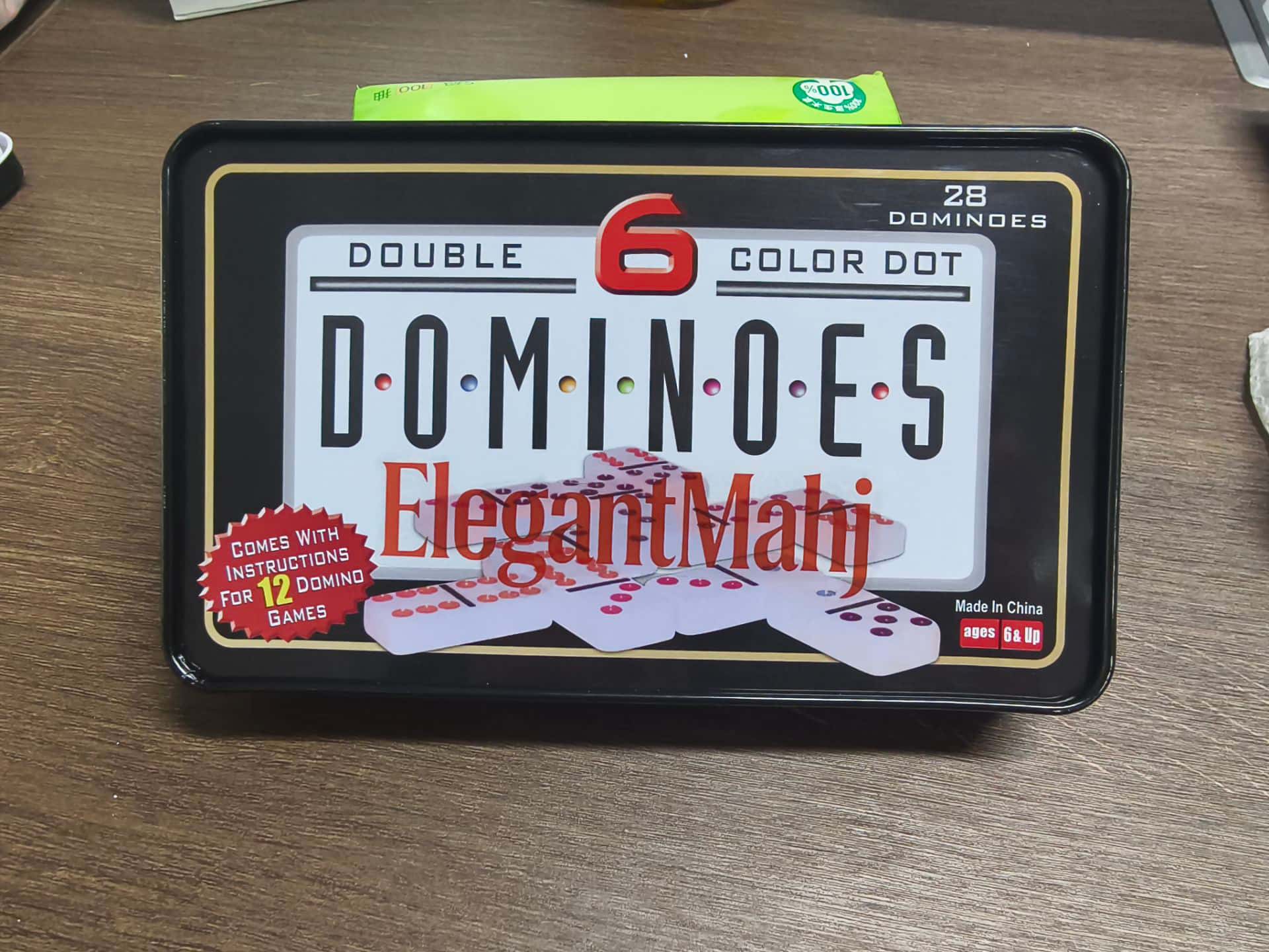 ElegantMahj Double Six Dominoe - Board Game Dots ulasan dan harga