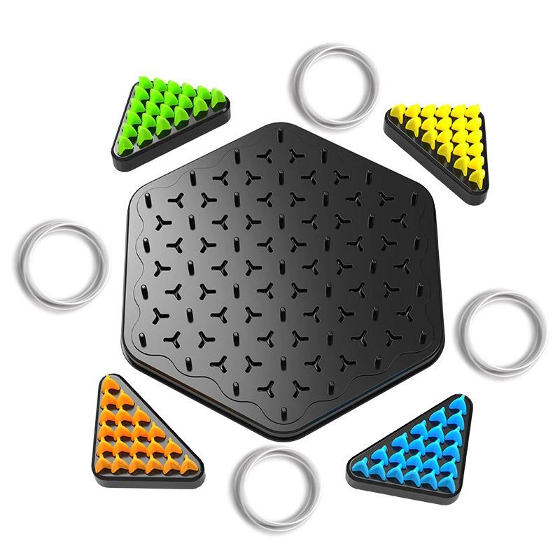 Chain Triangle Chess Rubber Ba - Board Game Sequence ulasan dan harga